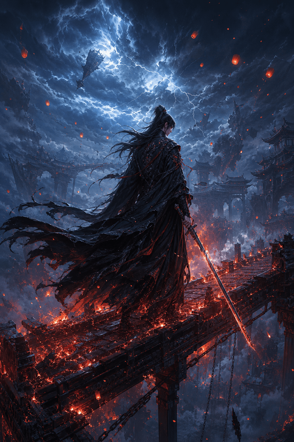 烬桥夜行漫剧封面